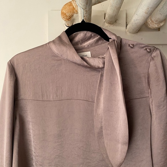 ARITZIA WILFRED Trapeze Blouse in Pine Bark - Picture 15 of 15